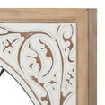 thumbnail image 4 of DecMode 29 In. White Farmhouse Wall Clock, 4 of 15