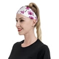 thumbnail image 3 of Goofa Orchids Flowers Pattern Sweatbands Sports Headband for Men & Women,Moisture Wicking Athletic headband,Breathable Sweatband,Sports accessories,Workout gear, 3 of 9
