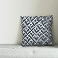 thumbnail image 2 of Creative Products Navy Geometric Arrow 16x16 Spun Poly Pillow, 2 of 2