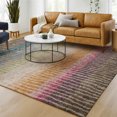 thumbnail image 6 of Addison Rugs Mayfield Premium Machine Washable Transitional Stripes Chocolate Rectangle Rug, 3' x 5', 6 of 6