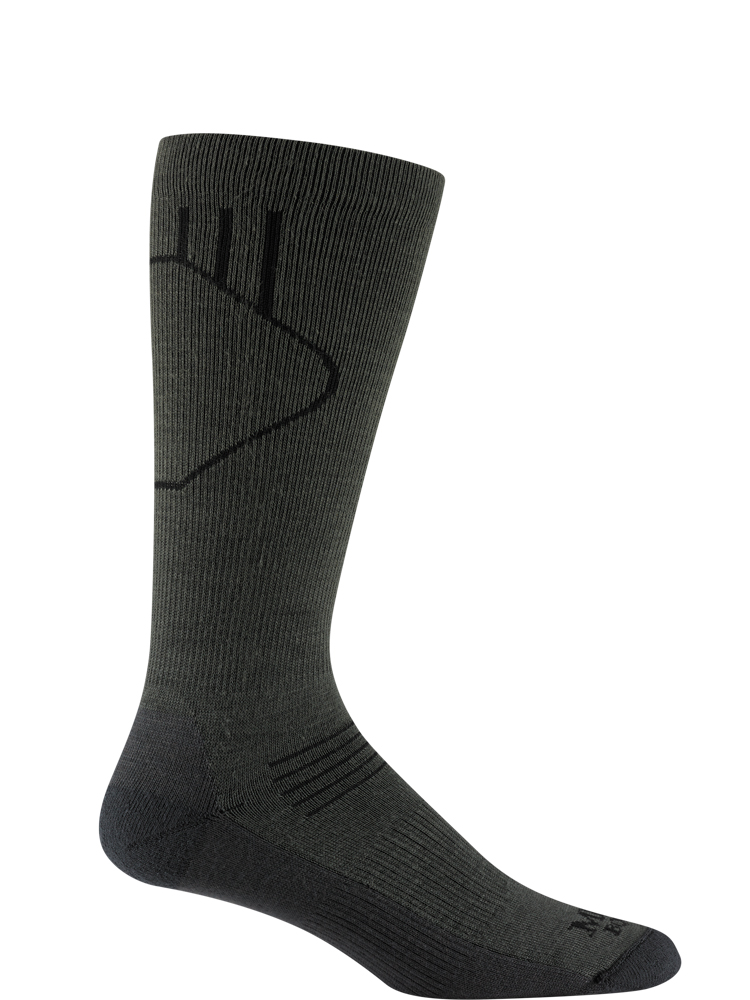 Muck Juneau Crew Sock Charcoal, XLarge Muck Boots Socks, Built for Muck
