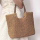thumbnail image 4 of Bolso de playa de paja para mujer, bolso de mano tejido de verano, bolsos de hombro, hombro de verano, viaje bohemio, 4 of 5
