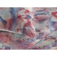 thumbnail image 3 of Ambesonne Nature Quilted Bedspread Set 3 Pcs, Tropical Flowers Grungy Art, King, Dark Coral and Ceil Blue, 3 of 4