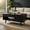 Black, variant on Spaco Lift Top Coffee Table with Storage and Hidden Compartment-Natural, Tea Table