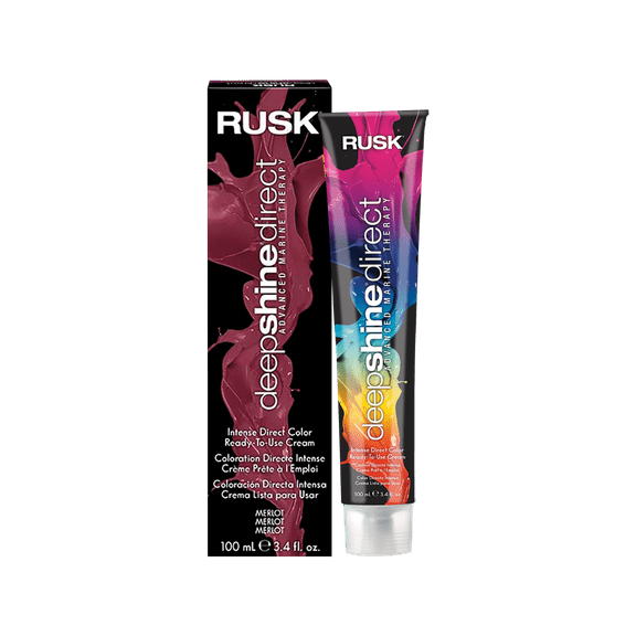 Deepshine Intense Direct Color - Merlot by Rusk for Unisex - 3.4 oz Hair Color