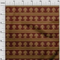 thumbnail image 2 of oneOone Silk Tabby Fabric Arrow & Tree Block Printed Craft Fabric BTY 42 Inch Wide, 2 of 4