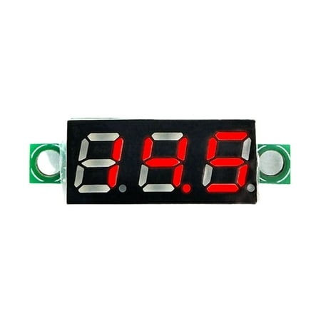

Goodhd 0.28-inch minimum digital DC voltage DC0-100V Three -line battery voltage table