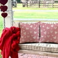 thumbnail image 3 of Valentine''s Day Pillow Covers 18x18 Inch Set of 2 White Hearts Decor Pink Throw Pillow Covers Valentine''s Day Cushion Case Decoration for Sofa Couch, 3 of 6