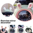 thumbnail image 2 of Rabbit Ear Electric Bike Rearview Mirror Decoration Small Accessory Motorcycle Tricycle Electric Bike Modification Universal Doll Cute 2pcs, 2 of 7