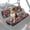 Hibiscus Flower Tropical Leaf, variant on FKELYI St.Patrcik's Day Shamrock Elephant Print Mule Bench Seat Cover 2 Pcs Set Dustproof UTV Seat Cover Compatible with Kawasaki Mule 600/610 Anti-Scratch Seats Protector Decor