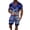 Blue, variant on Vedolay Set For Men Casual Summer Men's 2 Pieces Cotton Set Shirt and Shorts Summer Outfits,Purple M