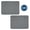 Black, variant on 2pcs Kitchen Sink Mat Fast Draining Sink Mat Protectors Mat for Stainless Steel Ceramic Sinks ,11.8''x15.7''( Clear Black)