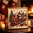 thumbnail image 5 of Diamond Art Christmas, Premium 3D Christmas Pearl Diamond Art, DIY Christmas Diamond Art Kits for Holiday Home Decor Gift, Shape B, 5 of 8