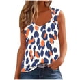 thumbnail image 2 of Womens Tank Tops Womens Summer Tank Tops Casual Tank Tops for Women Sleeveless Tops for Women Women's Solid Color Camisole Sleeveless T-Shirt Loose Tank, 2 of 4