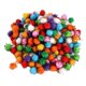 thumbnail image 5 of 240 piezas de pompones, pompones multicolor suaves para manualidades y manualidades, material para manualidades de bricolaje para suministros de Estilo B, 5 of 8