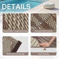 thumbnail image 3 of DEORAB 8'x10' Outdoor Rugs Patio Waterproof Outside Mat Reversible Plastic Camping Carpet,Coffee & Beige, 3 of 9