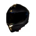 thumbnail image 2 of Casco Abatible Para Moto Kov Thunder Negro Dorado, 2 of 5