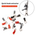 thumbnail image 2 of 10Pcs Professional Hook Remover Paper Clip Shape Easy to Use Lightweight Lure Hook Decoupling for Fishing, 2 of 7