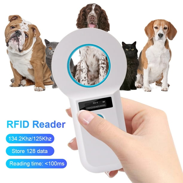 Etiqueta PET Handheld S Recargable EMID FDX-B (ISO11784/85) para Cat Dog