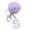 S, variant on chaungfeng 26 Initial Letter Alphabet Key Rings, Purple Velvet Ball Pendant with Fur Ball keychains for Purse Handbags Backpack Women Holiday Gift - W