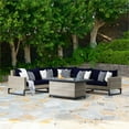 thumbnail image 5 of RST Brands Milo Gray 6 Piece Fire Sectional - Navy Blue, 5 of 8