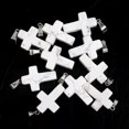 thumbnail image 2 of MATROOY Natural Quartz Crystal Cross Pendant Crucifix Shape Stone Jewelry making-Howlite-5PCS, 2 of 3