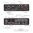 thumbnail image 2 of USB Audio Interface for Recording Professional Sound Card with 48V Phantom Power LoopBack USB External Sound Card Plug and Play 0-Latency Monitoring for Music Concerts Recording Studios, 2 of 9