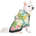 thumbnail image 2 of Balery Tropical Flowers Sudadera con Capucha para Perros Pequeños – Ropa para Mascotas, Disfraz para Perros y Gatos, Ideal para Fiestas y Cosplay-X-Small, 2 of 7