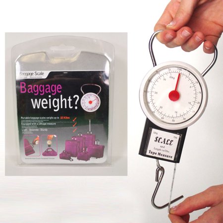 PLOV RNKLIGH Small Portable Baggage Travel Scale Tape Measure Luggage Hanging Weight Bag