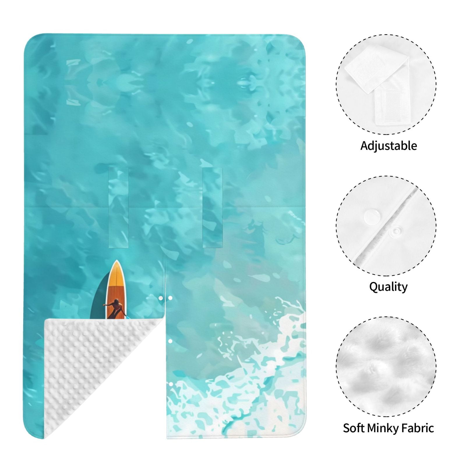 Car Seat Cover Baby - Tranquil Ocean Canoe Journey Breathable Infant Car Seat Cover for Baby Carseat, Lightweight Comfort Baby Essentials Must Haves Newborn Stuff for Girl Boy