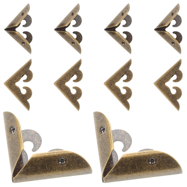 10Pcs Metal Book Corners Book Corners Protectors Album Vintage Corner Protectors