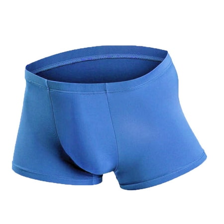 

Seamless Underwear For Women Men s Ice Silk Breathable Underpants Ice Silk Breathable Panties (Pack of Five) Blue XXL