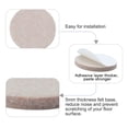 thumbnail image 4 of Unique Bargains Furniture Pads Round 1 1/4" Self-stick Anti-scratch Floor Protector 36Pcs, 4 of 7