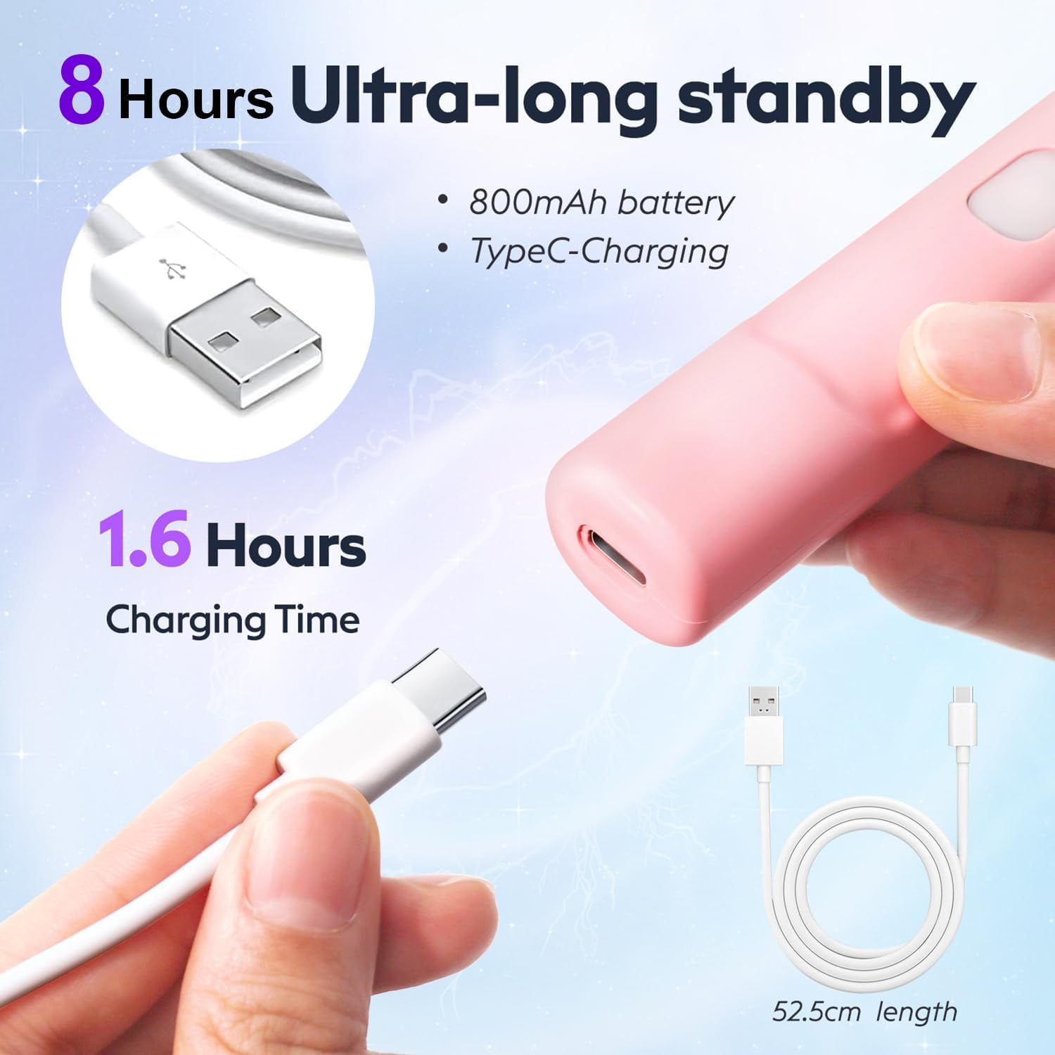 Diamond Painting Pen, Electric Diamond Painting Pen with Vacuum Technology, Diamond Art Vacuum Tools, Painter Vacuum Diamond Art Pen, Cordless, for DIY, Home Crafts & Holiday Gifts(Pink)