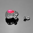 thumbnail image 3 of Anavia Cremation Necklace Urn Pendant Memorial Jewelry Angel Birthstone Heart Ashes Container with Free Funnel Kit and Velvet Jewelry Box [October], 3 of 6