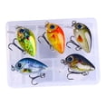 thumbnail image 4 of Mini Crankbait Cola 5 uds Cebo duro Swim Cebo de pesca Artificial Estilo A, 4 of 8