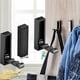thumbnail image 4 of Ganchos de pared plegables y retráctiles | Gancho plegable resistente que ahorra espacio para colgar toallas, ropa, llaves y bolsos | Organizador de almacenamiento para baño, armario, entrada, 4 of 9