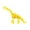 Gold, variant on Brachiosaurus Skeleton 3D Printed Small Articulated Dinosaur Fossil Figure Flexible Bone Structure for Desktop Decoration Gold