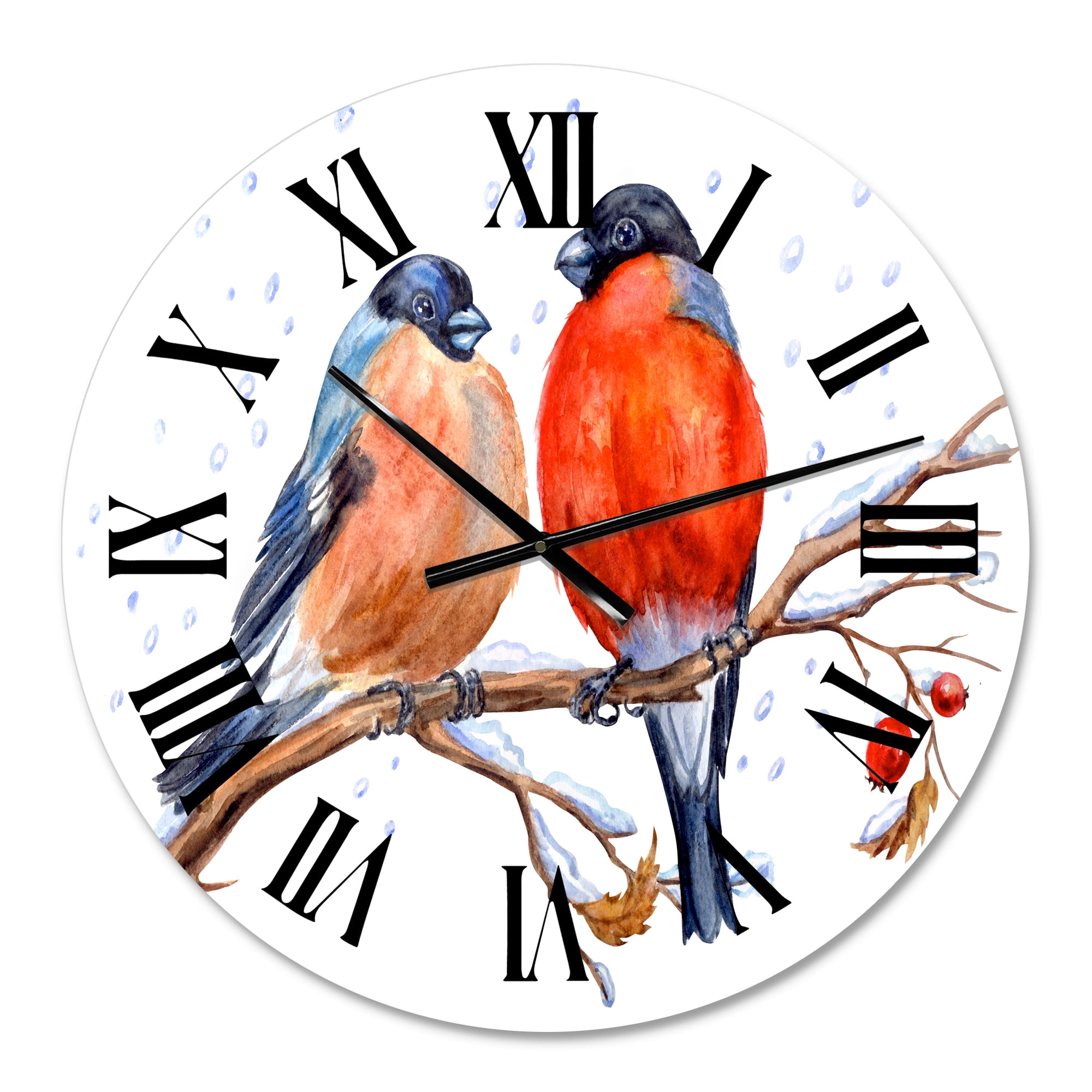 Designart 1 in Quartz Traditional Wall Clock