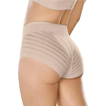 Women s Sheer Striped Mesh Briefs High Spring Comfort Ice Silk Panties Plain Underwear Women