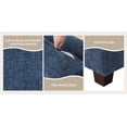 thumbnail image 5 of Dycanpo 3 Seater Corduroy Sectional Sofa with Pillow, 88" Upholstered Blue Couch,, Loveseat Sofa for Living Room, Blue, 5 of 11