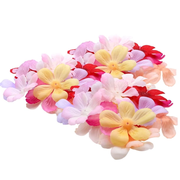 200x pétalos de flores, pétalos de flores de Gardenia, flores artificiales para aniversario, fabricación de joyas, fiesta, flor, cesta para niña,