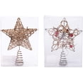 thumbnail image 2 of Kurt Adler 2 Pc 6 Inch Metal Star Tree Top, 2 of 3