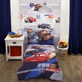 thumbnail image 2 of Disney Cars Toddler Bedding Sets, Toddler Bed, Blue, 4-Pieces, 2 of 11