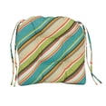 thumbnail image 2 of Blazing Needles 16-inch Rounded Back Tufted Outdoor Chair Cushion, 16 x 16, Browning Opal 2 Count, 2 of 2