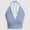 F-80Blue, variant on ZHOGXU Camisole For Women Halter Neck Tank Tops Solid Color V Neck Hollow Out Knit Boho Comfortable Stretchy Slim Fit Vest For Daily Wear,Black,L