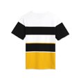 thumbnail image 2 of Lars Amadeus Men's T-Shirts Color Block Round Neck Short Sleeve Tops, 2 of 5