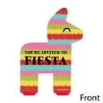 thumbnail image 2 of Big Dot of Happiness Let's Fiesta - Shaped Fill-in Invitations - Fiesta Invitation Cards with Envelopes - Set of 12, 2 of 6