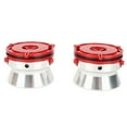 thumbnail image 4 of 1 par de adaptadores de buje NAB, abridor de cinta de carrete a carrete de aluminio pulido profesional para Studer ReVox para Akai para Teac Silver, 4 of 12