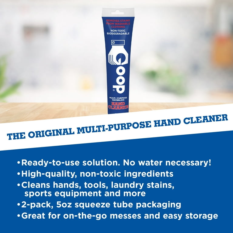 GOOP HAND CLEANER CREAM WATERLESS STAIN LIFTER REMOVER MULTI-USE 150ml